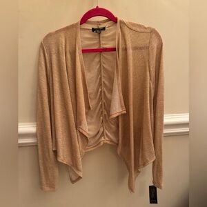 Sheer Champagne Beige Cardigan